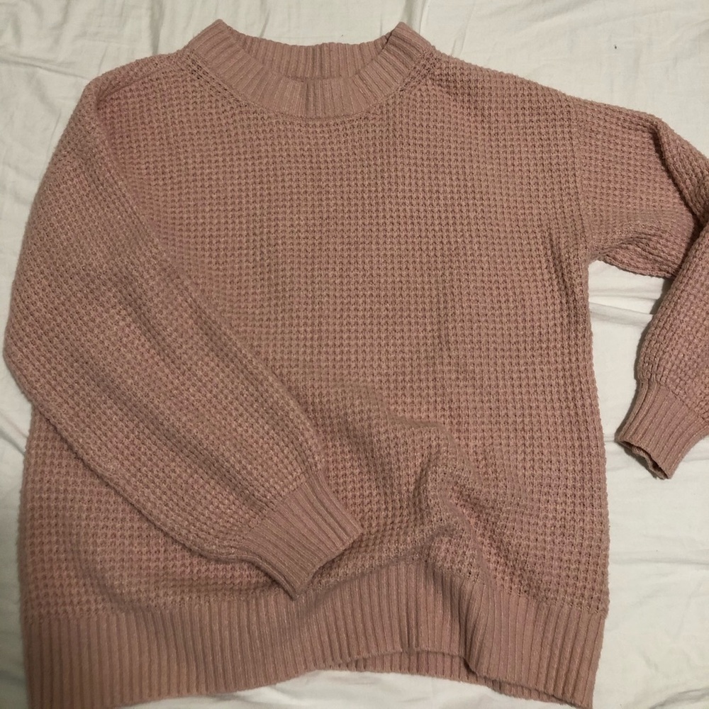 Light pink knit sweater